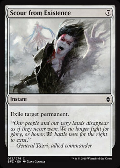 Scour from Existence ~ Battle for Zendikar [ EX ] [ Magic MTG ]