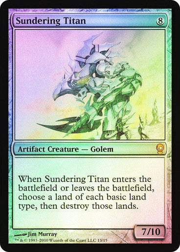 FOIL Sundering Titan ~ From the Vault [ NM ] [ Magic MTG ]