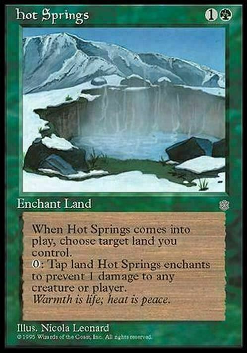 Hot Springs ~ Ice Age [ EX+ ] [ Magic MTG ]