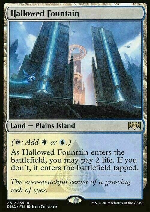 Hallowed Fountain ~ Ravnica Allegiance [ EX ] [ Magic MTG ]