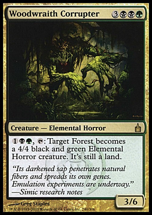Woodwraith Corrupter ~ Ravnica: City of Guilds [ EX ] [ Magic MTG ]