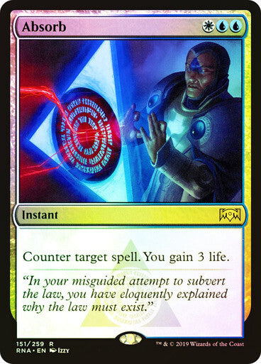 FOIL Absorb ~ Ravnica Allegiance [ NM ] [ Magic MTG ]