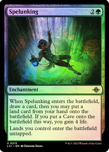 FOIL Spelunking ~ The Lost Caverns of Ixalan [ NM ] [ Magic MTG ]