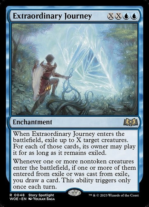 Extraordinary Journey ~ Wilds of Eldraine [ HEAVILY PLAYED ] [ Magic MTG ]