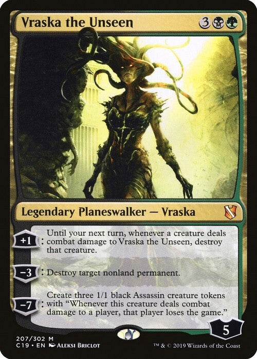 Vraska the Unseen ~ Commander 2019 [ EX ] [ Magic MTG ]