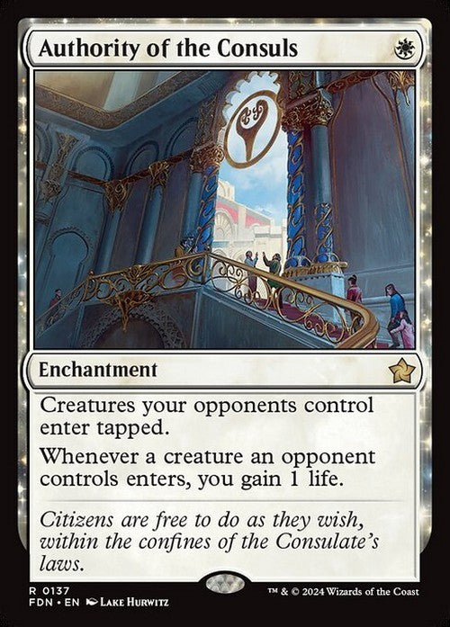 Authority of the Consuls ~ Foundations [ NM ] [ Magic MTG ]