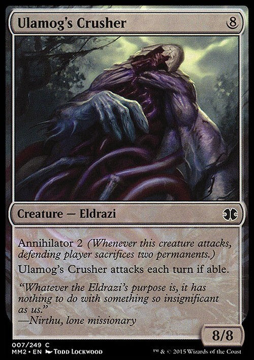 Ulamog's Crusher ~ Modern Masters 2015 [ EX ] [ Magic MTG ]