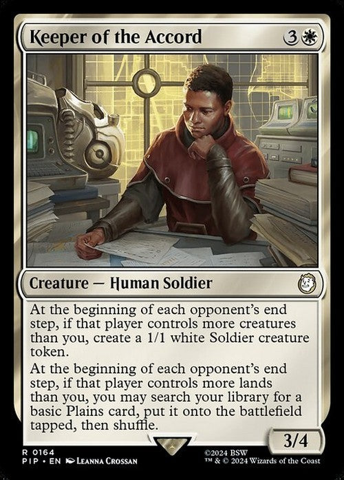 Keeper of the Accord ~ Commander: Fallout [ NM ] [ Magic MTG ]