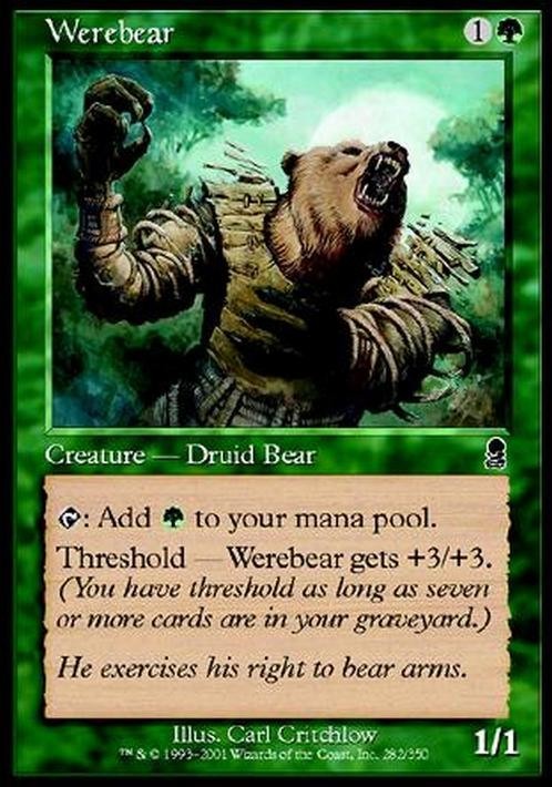 Werebear ~ Odyssey [ EX ] [ Magic MTG ]