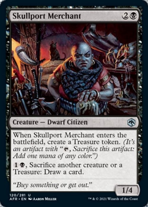 Skullport Merchant ~ Adventures in the Forgotten Realms [ NM ] [ Magic MTG ]