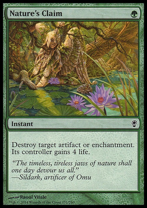 Nature's Claim ~ Conspiracy 1 [ EX ] [ Magic MTG ]