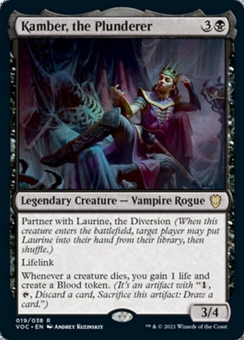 Kamber, the Plunderer ~ Commander: Crimson Vow [ NM ] [ Magic MTG ]
