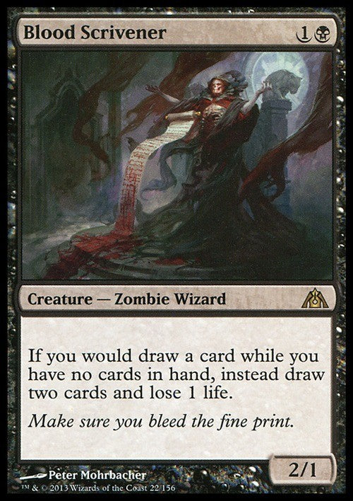 Blood Scrivener ~ Dragon's Maze [ EX ] [ Magic MTG ]