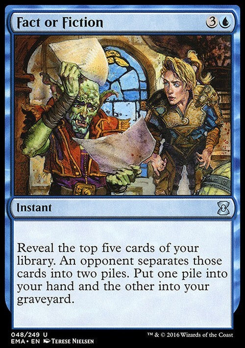 Fact or Fiction ~ Eternal Masters [ EX ] [ Magic MTG ]