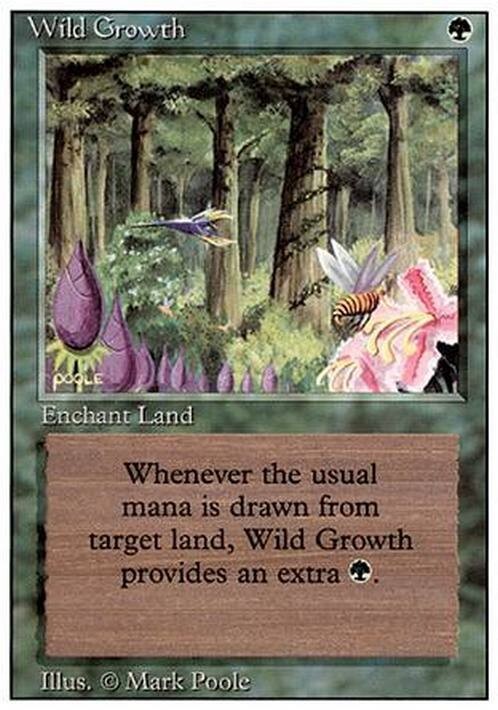 Wild Growth ~ Revised [ EX ] [ Magic MTG ]