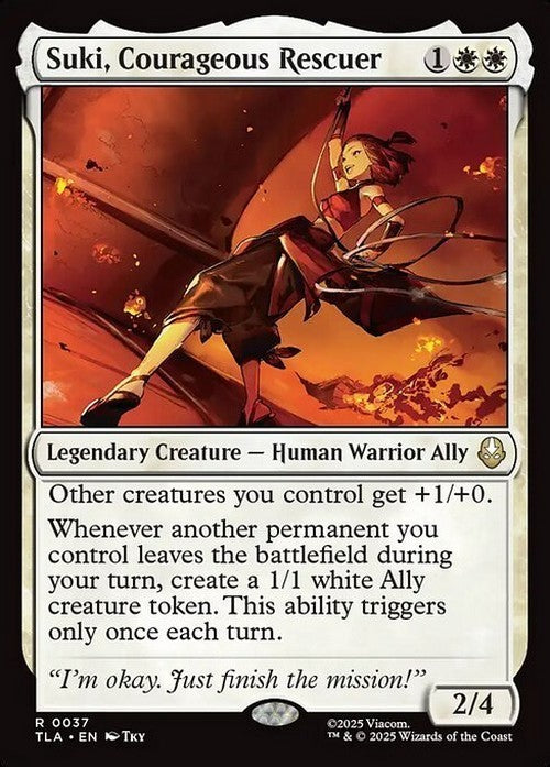 Suki, Courageous Rescuer ~ Avatar: The Last Airbender [ NM ] [ Magic MTG ]