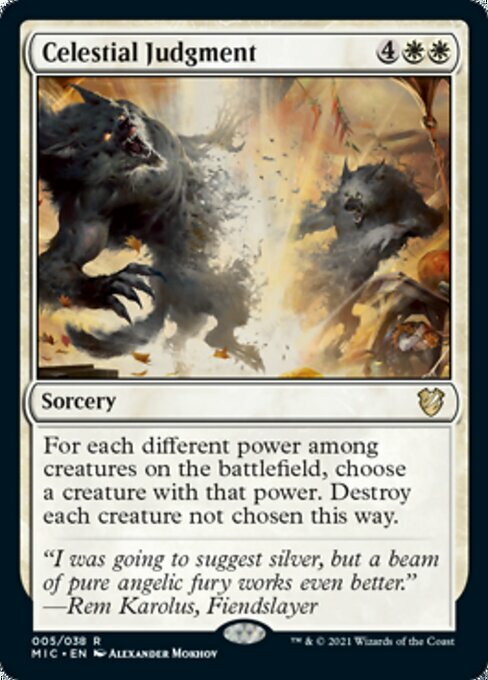 Celestial Judgment ~ Commander: Midnight Hunt [ NM ] [ MTG ]