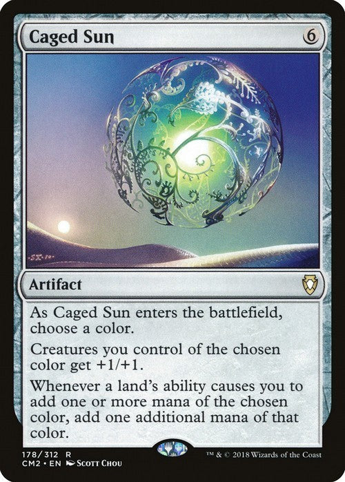 Caged Sun ~ Commander Anthology 2 [ EX ] [ Magic MTG ]