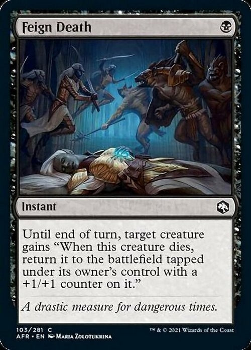 Feign Death ~ Adventures in the Forgotten Realms [ NM ] [ MTG ]