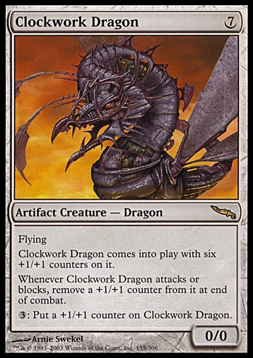 Clockwork Dragon ~ Mirrodin [ EX ] [ Magic MTG ]