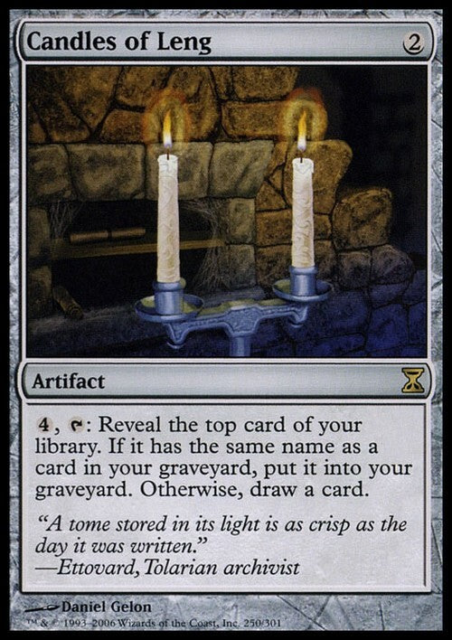 Candles of Leng ~ Time Spiral [ EX ] [ Magic MTG ]