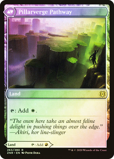 FOIL Needleverge Pathway / Pillarverge ~ Zendikar Rising [ NM ] [ Magic MTG ]