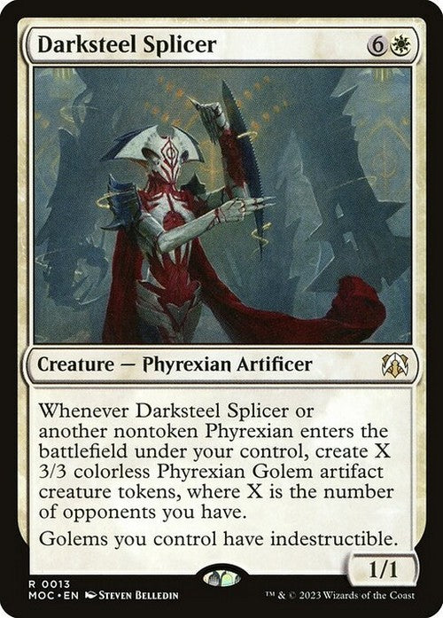 Darksteel Splicer ~ Commander: March of the Machine [ NM ] [ Magic MTG ]