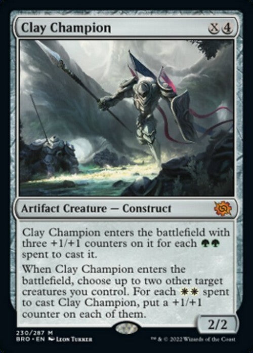 Clay Champion ~ The Brothers' War [ NM ] [ Magic MTG ]