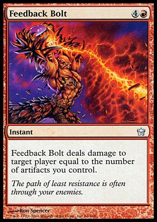 Feedback Bolt ~ Fifth Dawn [ EX ] [ Magic MTG ]