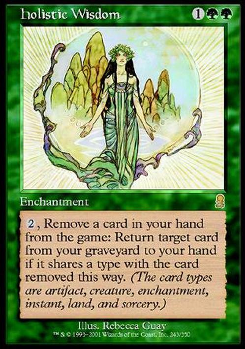 Holistic Wisdom ~ Odyssey [ EX ] [ Magic MTG ]