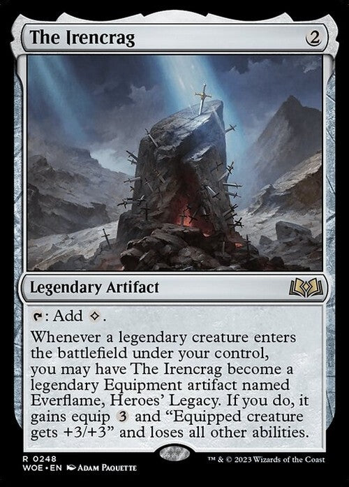 The Irencrag ~ Wilds of Eldraine [ NM ] [ Magic MTG ]