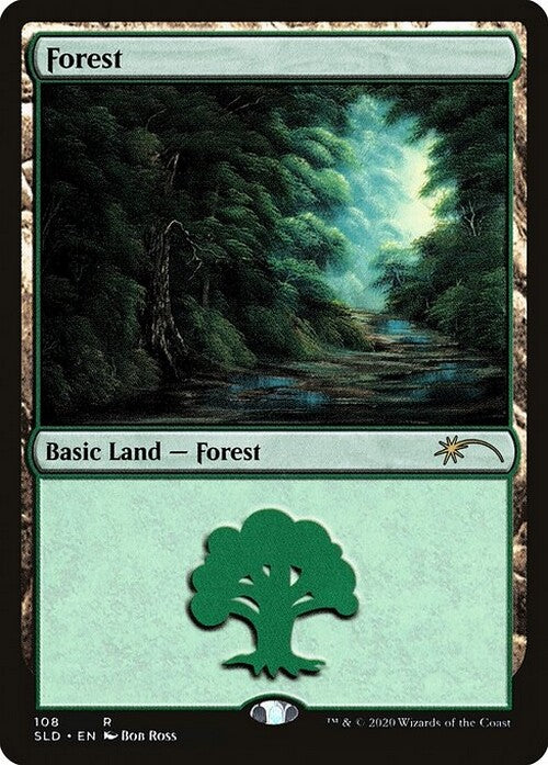 Forest #108 ~ Secret Lair [ NM ] [ Magic MTG ]