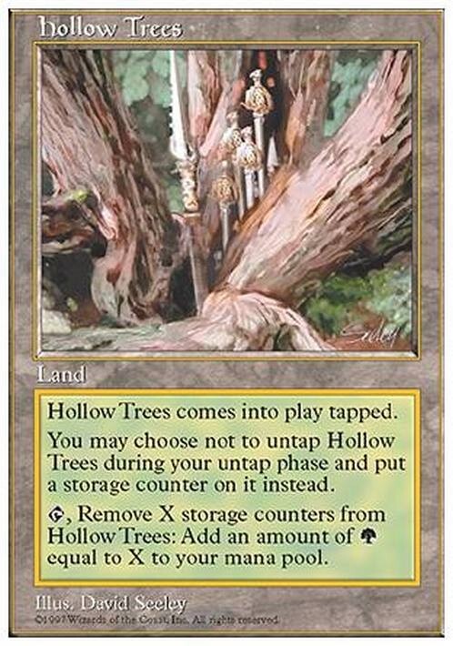 Hollow Trees ~ Fifth Edition [ EX ] [ Magic MTG ]