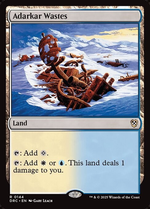 Adarkar Wastes ~ Commander: Aetherdrift [ NM ] [ Magic MTG ]