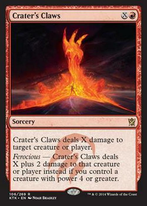 Crater's Claws ~ Khans of Tarkir [ EX ] [ Magic MTG ]