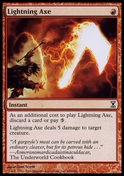 Lightning Axe ~ Time Spiral [ EX ] [ Magic MTG ]