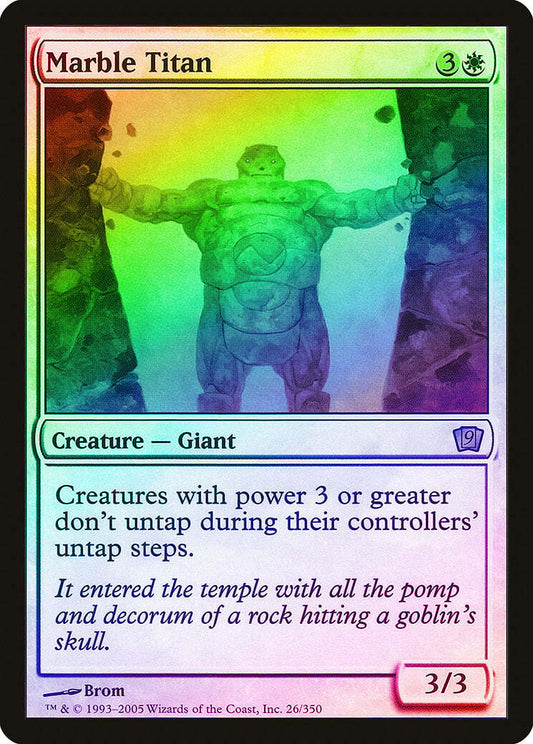 FOIL Marble Titan ~ Ninth Edition [ NM ] [ Magic MTG ]