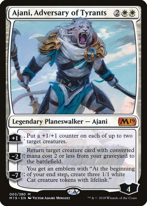 Ajani, Adversary of Tyrants ~ Core 2019 [ NM ] [ Magic MTG ]