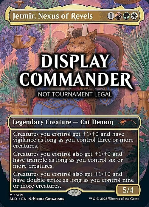 DISPLAY THICK Jetmir, Nexus of Revels ~ NOT Tournament Legal ~ Magic MTG