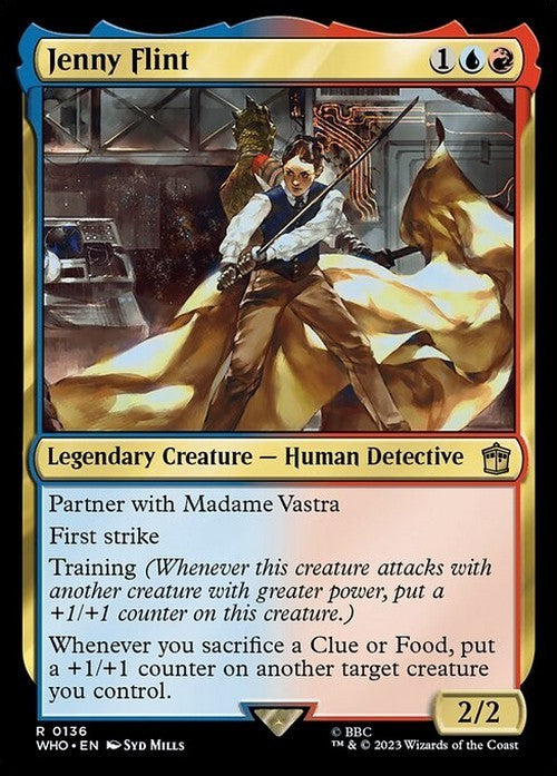 Jenny Flint ~ Commander: Doctor Who [ NM ] [ Magic MTG ]