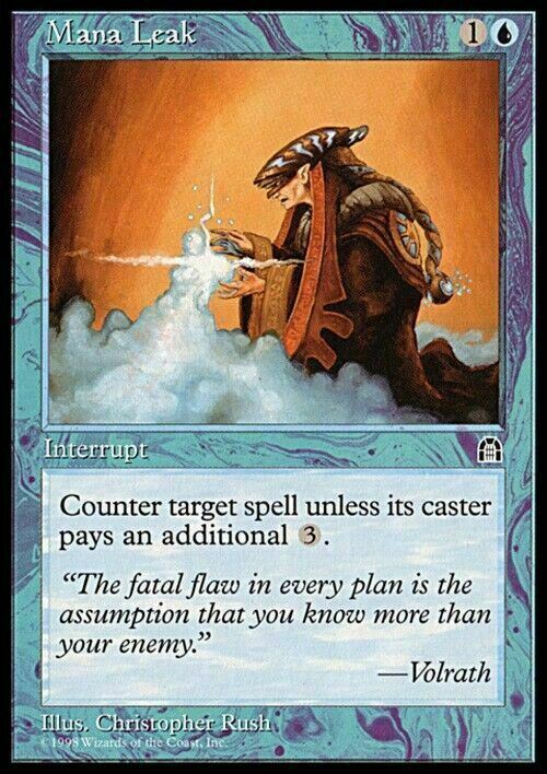 Mana Leak ~ Stronghold [ EX ] [ Magic MTG ]