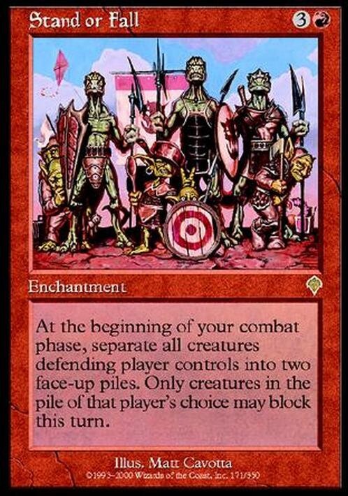 Stand or Fall ~ Invasion [ EX ] [ Magic MTG ]
