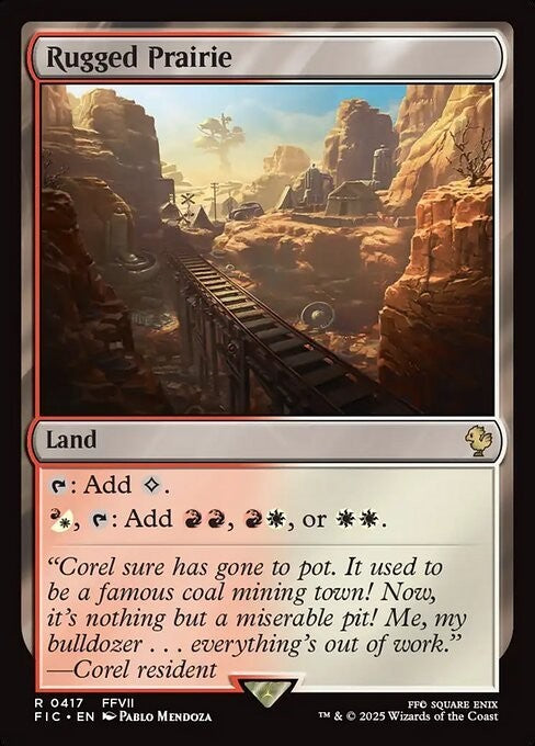 Rugged Prairie ~ Commander: Final Fantasy [ NM ] [ Magic MTG ]