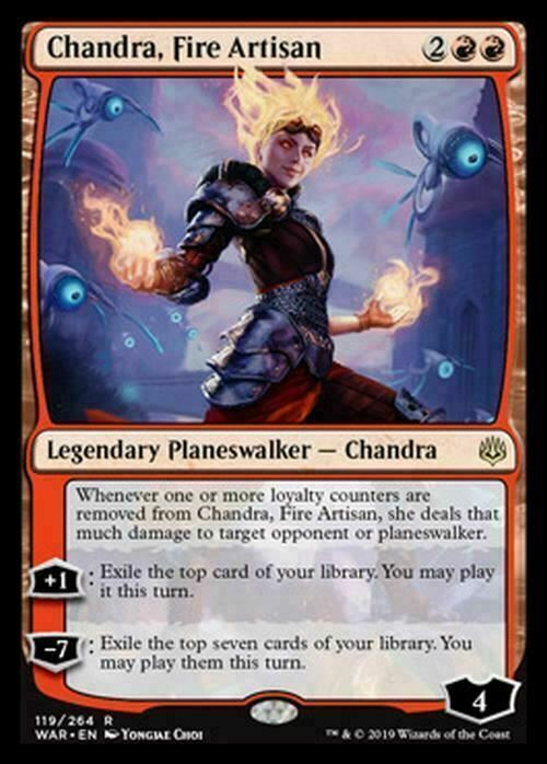 Chandra, Fire Artisan ~ War of the Spark [ EX ] [ Magic MTG ]