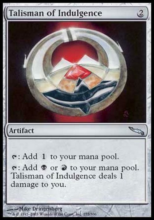 Talisman of Indulgence ~ Mirrodin [ EX ] [ Magic MTG ]