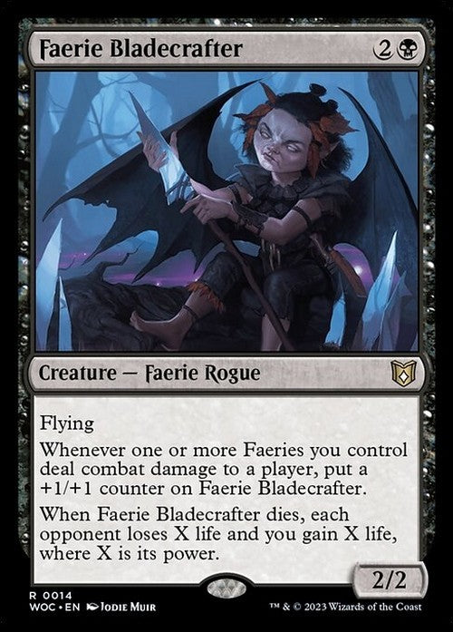 Faerie Bladecrafter ~ Commander: Wilds of Eldraine [ NM ] [ Magic MTG ]