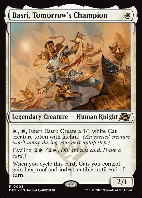 Basri, Tomorrow's Champion ~ Aetherdrift [ NM ] [ Magic MTG ]