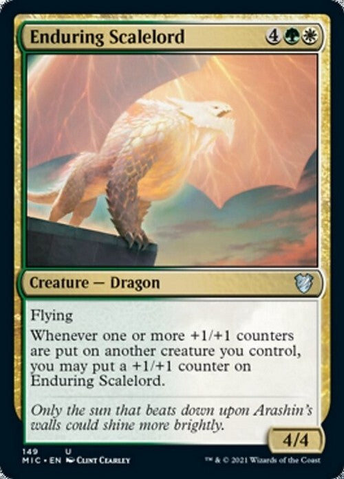 Enduring Scalelord ~ Commander: Midnight Hunt [ NM ] [ Magic MTG ]