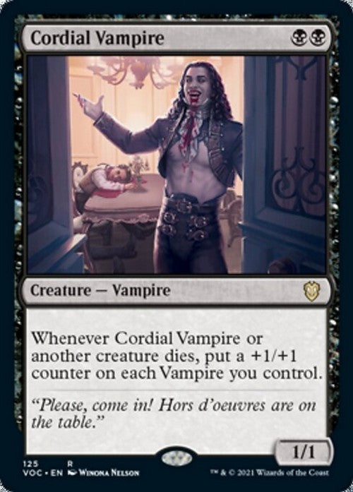Cordial Vampire ~ Commander: Crimson Vow [ NM ] [ Magic MTG ]