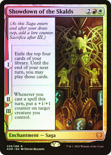 FOIL Showdown of the Skalds ~ Kaldheim [ EX ] [ Magic MTG ]